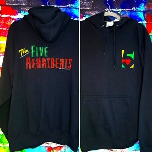Vintage 1991 The Five Heartbeats Cast & Crew Movie Promo Hoodie